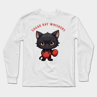 sugar ray boxing cat Long Sleeve T-Shirt